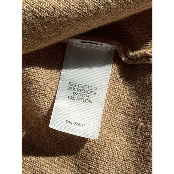 NWT J. Jill Women Caramel Hth Double-Knit Button Front Blazer Jacket Tan Size XS - Picture 8 of 11